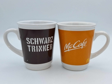 4x McCafe Tassen von 2010